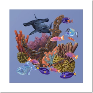 Underwater world Posters and Art